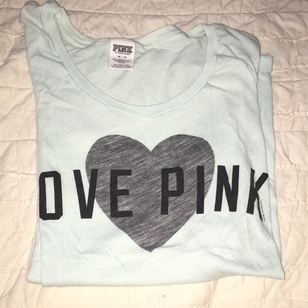 Victoria’s Secret pink T-shirt
